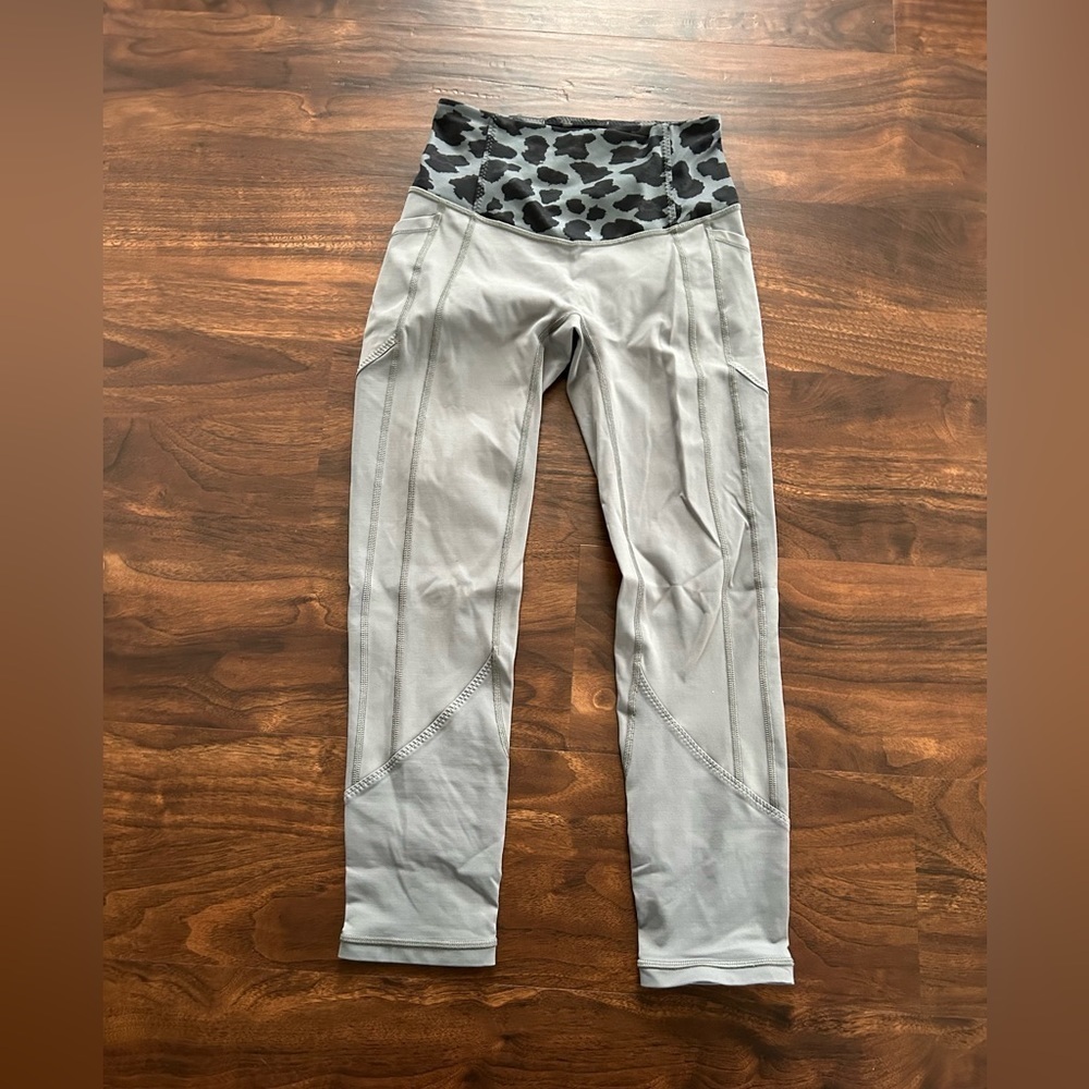 Lululemon All The Right Places Crop
Slate 
23" Leggings
 Size 4